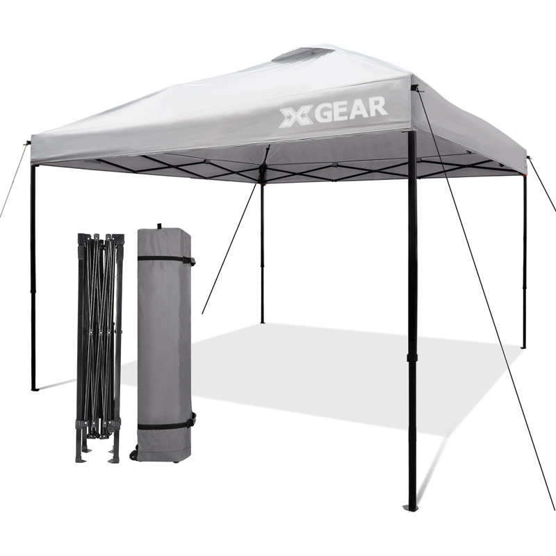 OEM Beach Chair Factory –  Pop Up Canopy Tent 10′x10′, Easy Set Up and Storage, including Wheeled Carry Bag – Xgear