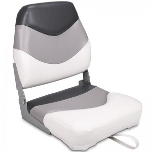 High Back Boat Seat with Foldable Backrest